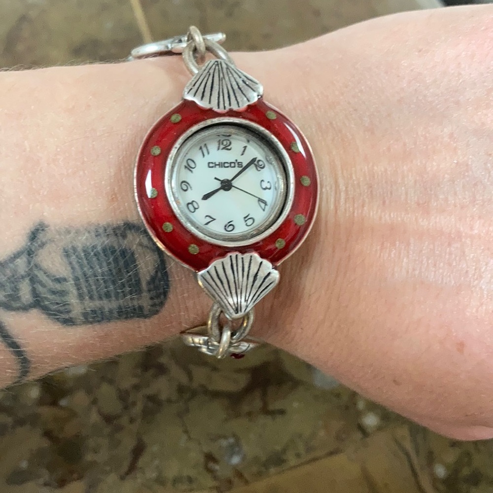 Chico’s watch: sea treasure theme